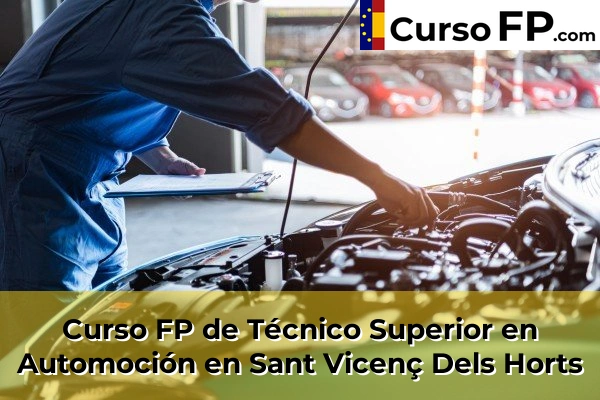 Curso FP de Técnico Superior en Automoción en Sant Vicenç Dels Horts