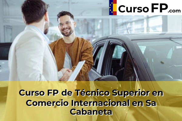 Curso FP de Técnico Superior en Comercio Internacional en Sa Cabaneta