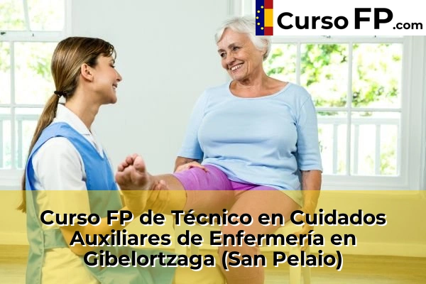 Curso FP de Técnico en Cuidados Auxiliares de Enfermería en Gibelortzaga (San Pelaio)