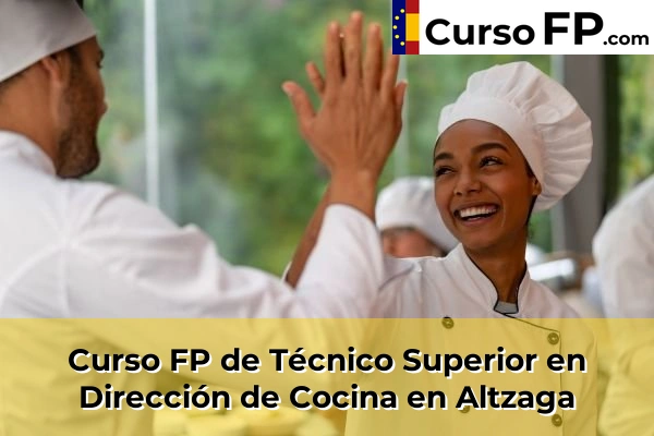 Curso FP de Técnico Superior en Dirección de Cocina en Abadiño-Zelaieta 32 Curso FP de Técnico Superior en Dirección de Cocina en Altzaga