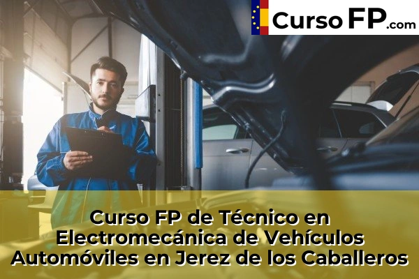 Curso FP de Técnico en Electromecánica de Vehículos Automóviles en la provincia de Badajoz 11 Curso FP de Técnico en Electromecánica de Vehículos Automóviles en Jerez de los Caballeros