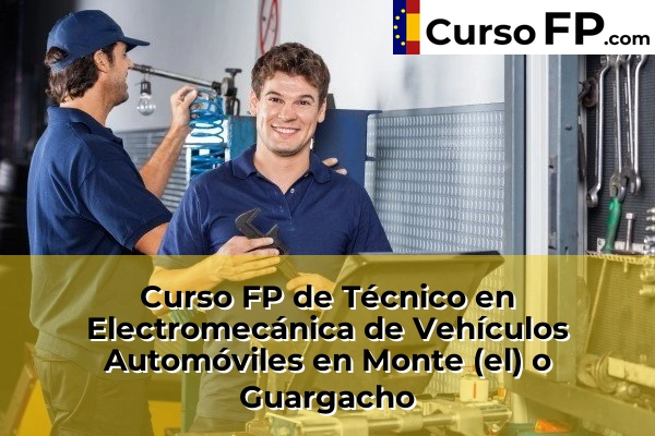Curso FP de Técnico en Electromecánica de Vehículos Automóviles en Tegueste Centro 65 Curso FP de Técnico en Electromecánica de Vehículos Automóviles en Monte (el) o Guargacho