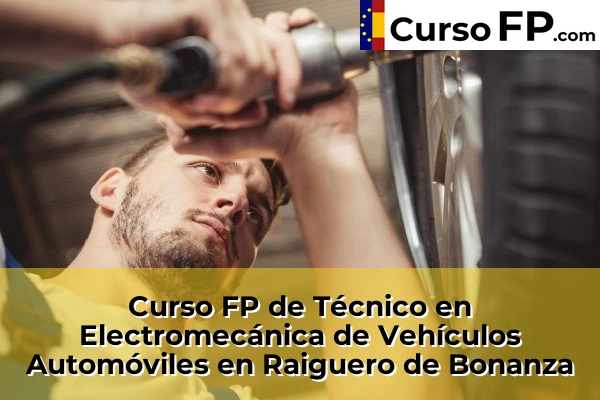 Curso FP de Técnico en Electromecánica de Vehículos Automóviles en Raiguero de Bonanza