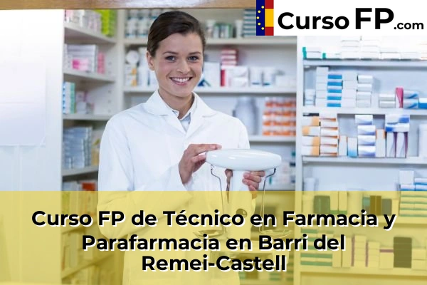 Curso FP de Técnico en Farmacia y Parafarmacia en Barri del Remei-Castell