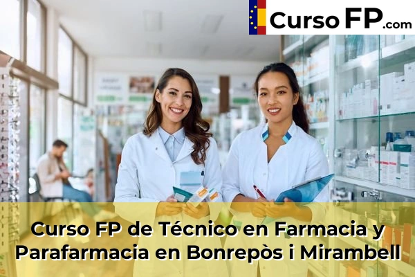 Curso FP de Técnico en Farmacia y Parafarmacia en Benimàmet-Beniferri 77 Curso FP de Técnico en Farmacia y Parafarmacia en Bonrepòs i Mirambell