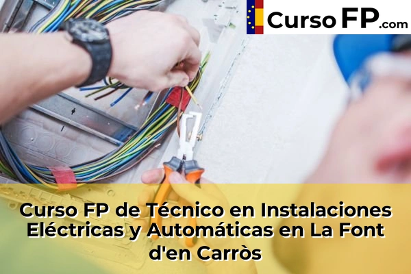 Curso FP de Técnico en Instalaciones Eléctricas y Automáticas en Daimús 131 Curso FP de Técnico en Instalaciones Eléctricas y Automáticas en La Font d'en Carròs