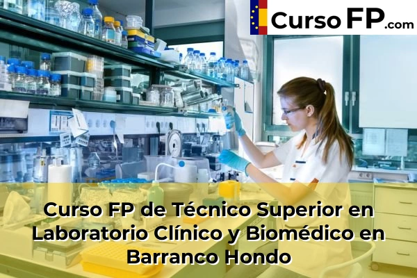 Curso FP de Técnico Superior en Laboratorio Clínico y Biomédico en Barranco Hondo