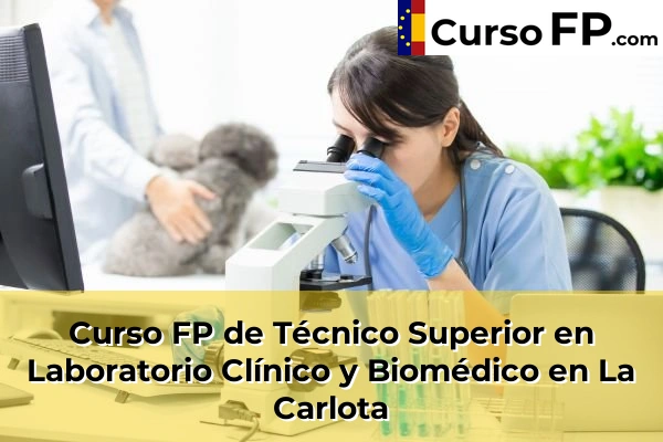 Curso FP de Técnico Superior en Laboratorio Clínico y Biomédico en La Carlota