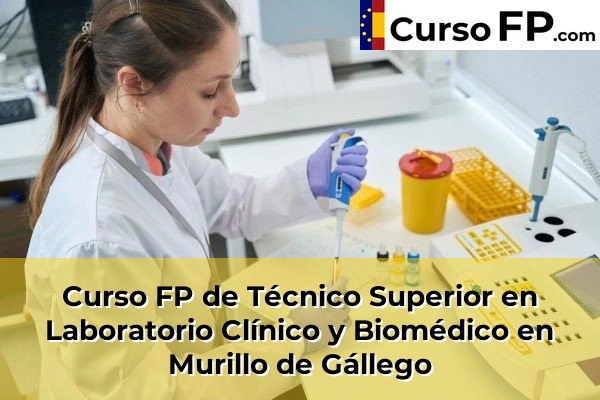 Curso FP de Técnico Superior en Laboratorio Clínico y Biomédico en Murillo de Gállego