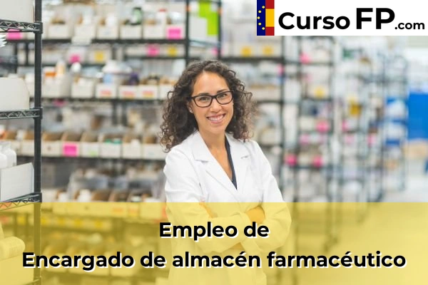 Encargado de almacén farmacéutico